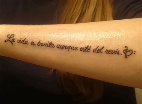 tatuajes de frases de la vida